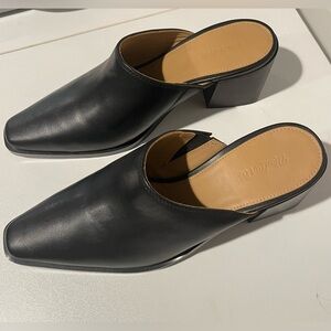 Madewell mules leather new w/o box sz 7